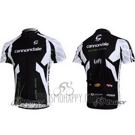 Cannondale Cycling Jersey Bib Short 2012 Men Short Sleeve Black